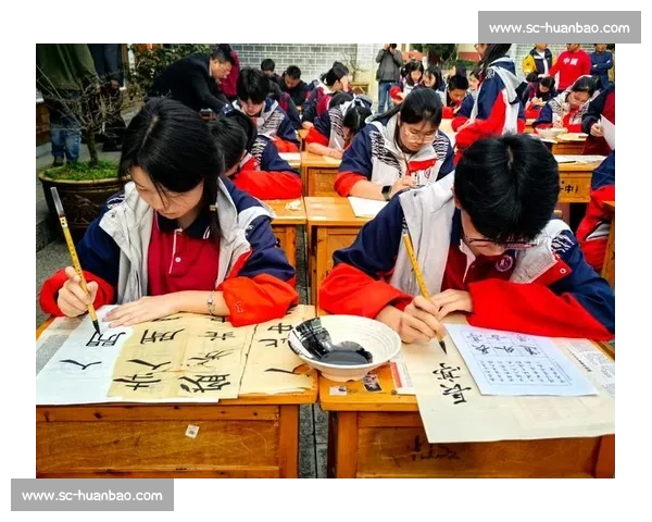 七彩语文杯书法比赛展现笔尖灵动与文化自信的传承盛宴在校园绽放